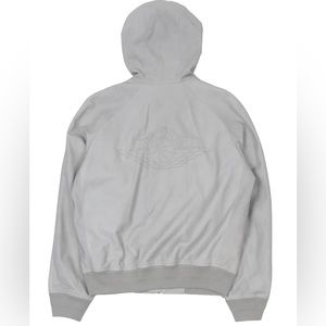 Pre-owned suade leather jacket dior x air Jordan